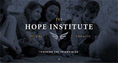 Desktop Screenshot of hopeinstitute.org