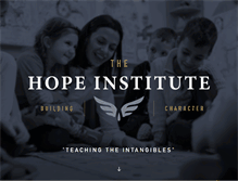 Tablet Screenshot of hopeinstitute.org